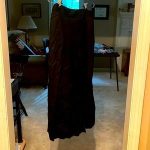 Takata pants/skirt black thin wool